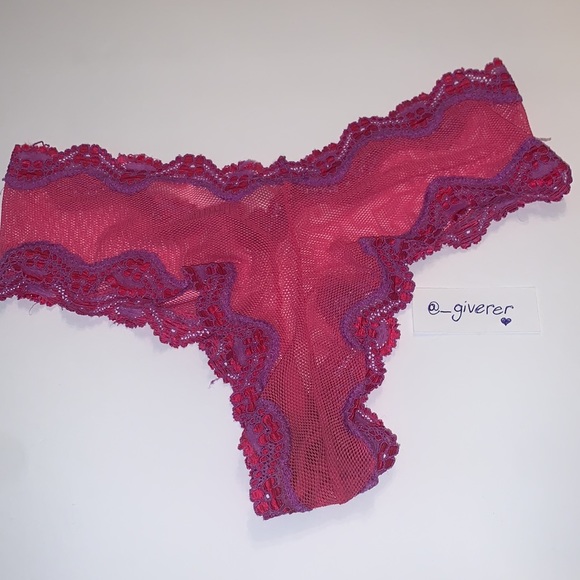 M Sexy Little Things Mesh Tanga Victoria’s Secret - Picture 5 of 9